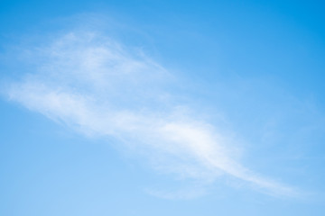 Clouds with blue sky background.