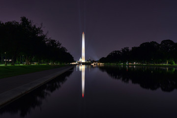 Wall Mural - Washington Monument at night - Washington DC United States of America