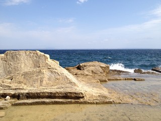 Wall Mural - stone beach