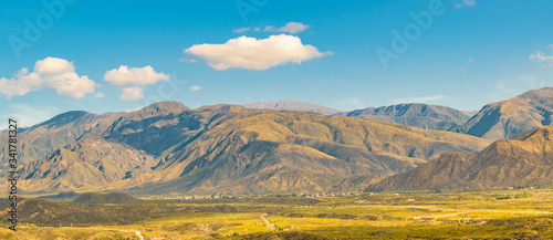 Aerial Landscape Scene, Mendoza, Argentina Poster Mural XXL