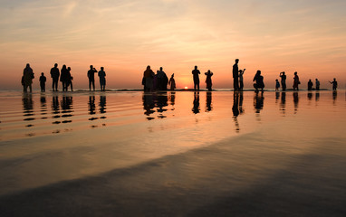 sunrise at the beach