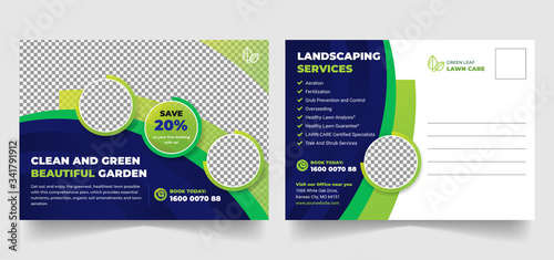 Cuadros en Lienzo Postcard or Eddm postcard design template