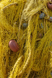 Fischernetz (Gythio, Peloponnes, Griechenland) - fishnet (Gythio, Peloponnese, Greece)