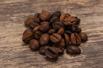 Roasted coffee beans for cooking