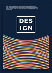 Fototapete - Neon poster, retro design, 80s Sci-Fi pattern, Futuristic Background. Flyer template. Shapes, motion, abstract, geometric vector illustration for music party invitation, minimalist banner, 1980 print.