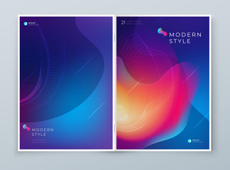 Wall Mural - liquid abstract cover background design. fluid dynamic graphic element for modern brochure, banner, 