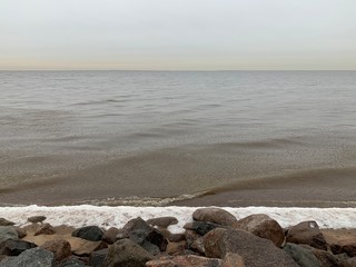 Wall Mural - waves on the beach