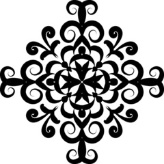 Poster - Mandalas for coloring book. Decorative round ornaments.Unusual flower shape. Oriental vector.