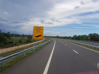 road sign in the desert