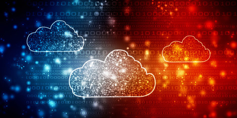 Aufkleber - 2d rendering technology Cloud computing 