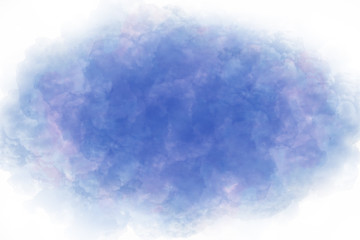 Wall Mural - watercolor illustration art abstract blue pink color texture background, clouds and sky pattern. wat