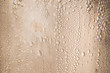 © bubbers - Water drops on the side of the flask.Background & Texture.