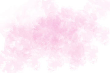 Wall Mural - abstract pink ink watercolor brush stroke on white paper texture background. grunge art pink waterco