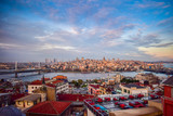 Fototapeta Miasto - Panoramic View of  Istanbul city, Turkey