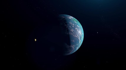 Wall Mural - red exoplanet