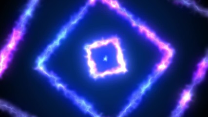 Wall Mural - looped animation. energy squares background. animation of an abstract background with energy squares