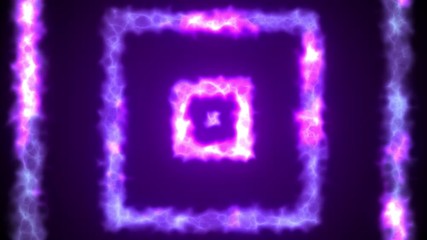 Wall Mural - looped animation. energy squares background. animation of an abstract background with energy squares