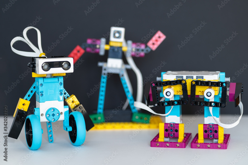 Стоковое фото «Minsk, Belarus. April, 2020. The new Spike Prime robot ...