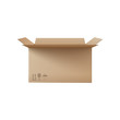 © sabelskaya - Cardboard box package mockup - realistic packaging container