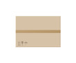 © sabelskaya - Upper view of brown carton box, realistic vector mockup illustration isolated.