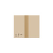 © sabelskaya - Upper view square cardboard box, realistic vector mockup illustration isolated.