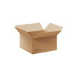 © sabelskaya - Realistic open cardboard box with package shipping symbols