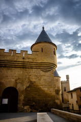 Wall Mural - Spanish tourist destination in Navarra: Olite