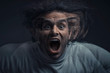 © Teodor Lazarev - Young man fallen to pieces, screaming and looking crazy