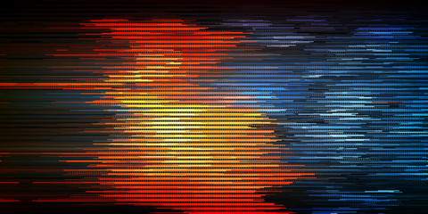 Poster - Background of glitch manipulations. Stock vector illustration.