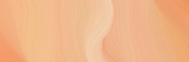 Poster - beautiful elegant graphic with burly wood, sandy brown and wheat color. curvy background illustration