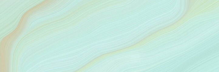 Poster - creative elegant graphic with powder blue, pastel gray and tan color. modern soft swirl waves background illustration