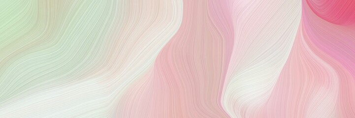 Poster - smooth creative elegant graphic with light gray, pastel gray and pale violet red color. abstract waves illustration
