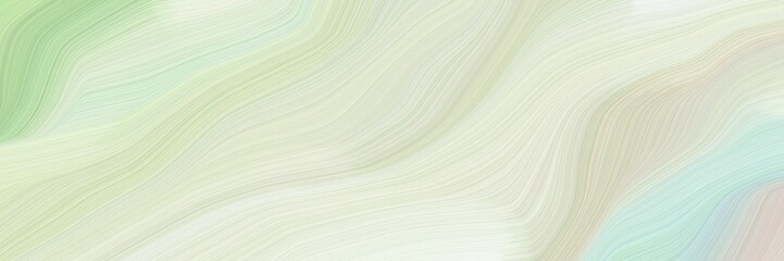 Poster - smooth beautiful elegant graphic with light gray, pastel gray and dark sea green color. smooth swirl waves background illustration