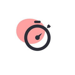 Sticker - Stopwatch -  Modern App Button