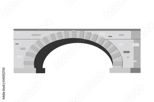 Fotomural Cartoon icon of greystones bridge