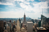 Fototapeta  - Panoramic view of Manhattan skyline, New York City, United States of America. 