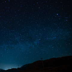 Wall Mural - astrophoto, night landscape, horoscopes. screensaver on the screen, space