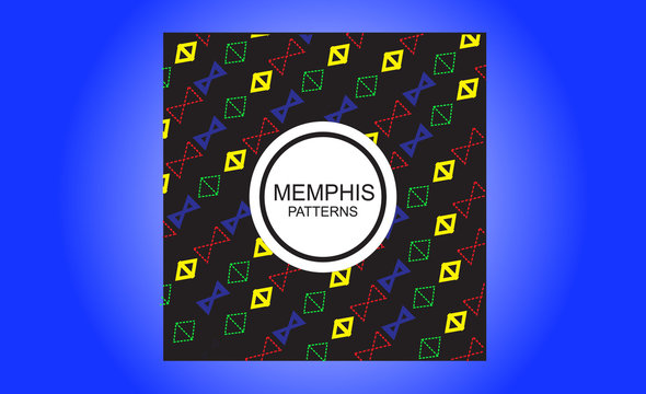 Memphis Seamless Patterns