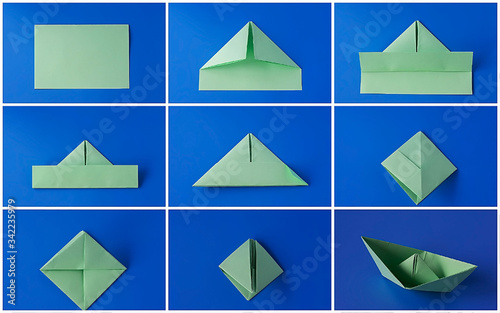 wallpapers How To Fold A Paper Boat Step By Step https stock adobe com images step by step instructions for creating a paper boat 342235979 start checkout 1 content id 342235979