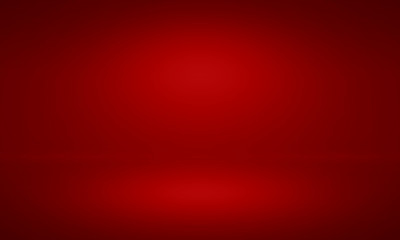 Wall Mural - panorama studio room red background for product show with elegant light , gray and white abstract. g