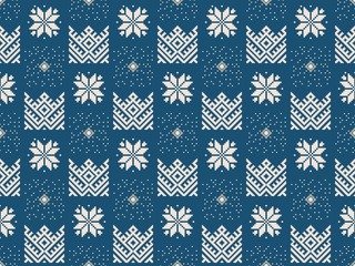 Poster - Spring. Colors.  winter.  cross. Pattern without seams