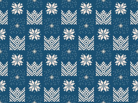 Spring. Colors.  winter.  cross. Pattern without seams