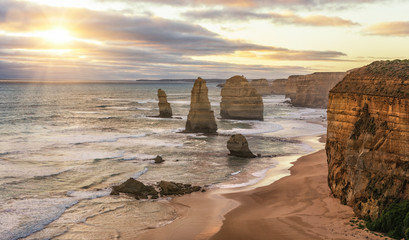 Wall Mural - Twelve Apostles, famous landmark along the Great Ocean Road