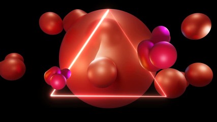 Wall Mural - Futuristic Organic Liquid Designed. Modern Abstract shapes Gradients, graphics frame background, 3D Rendering Illustration