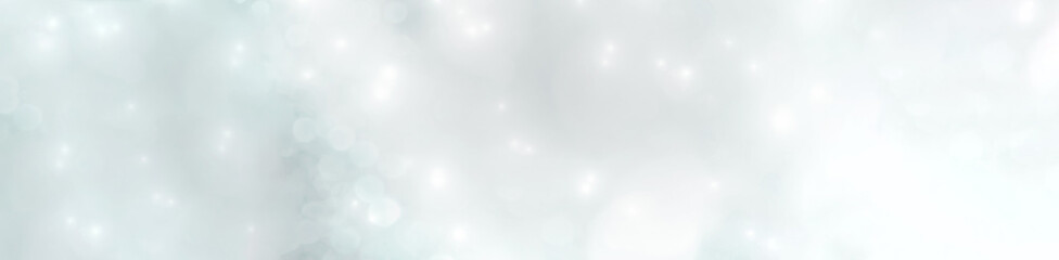 Wall Mural - abstract christmas and winter background banner - pastel background with bokeh lights