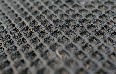 close-up of a fishing net