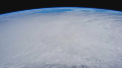 Wall Mural - Earth from space. Time lapse of over the Earth seen from the ISS. Space exploration of planet Earth at night. Elements of this video furnished by NASA.