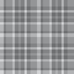 Grey Plaid Tartan Checkered Seamless Pattern