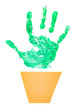 Handprint cactus