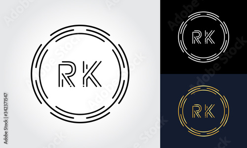 initial letter rk logo creative typography vector template digital abstract letter rk logo design buy this stock vector and explore similar vectors at adobe stock adobe stock adobe stock